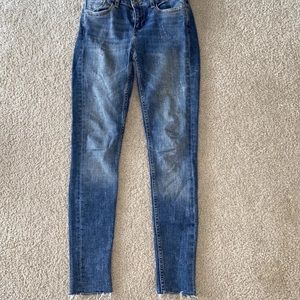 Zara denim skinny Jean size 2 never worn